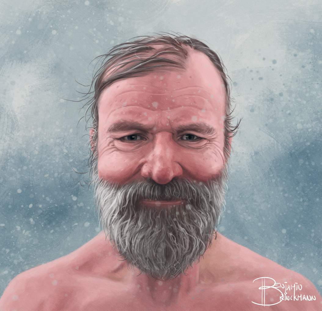 Portrait of Wim Hof