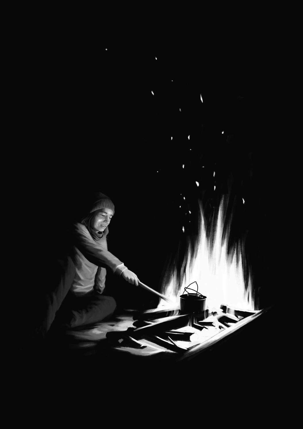 Friluftsliv in de lage landen: Sitting by the campfire
